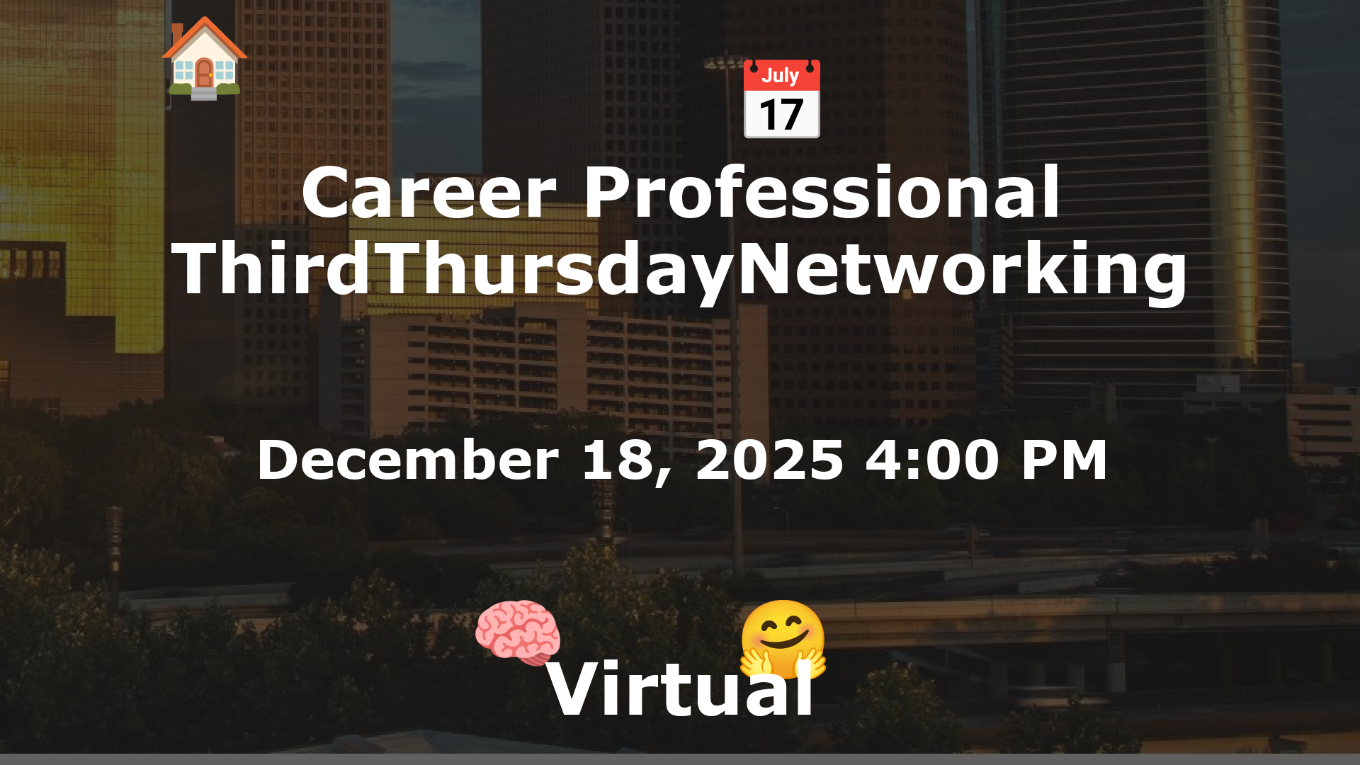 Career Professional ThirdThursdayNetworking  event image